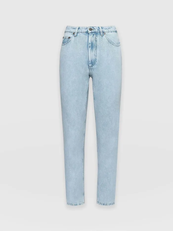 Slim Mom Jeans 8211 Pale Blue Pale Blue Women Saint And Sofia Denim and Jeans