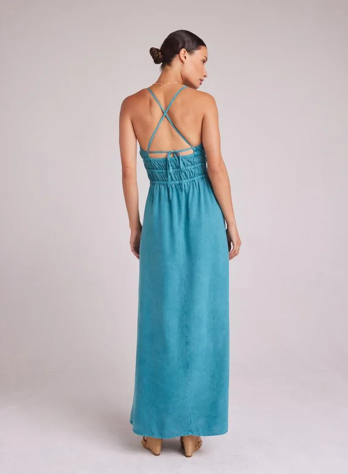 Smocked Cami Maxi Dress 8211 Deep Azure Women Bella Dahl Maxi Dresses Smocked Cami Maxi Dress 8211 Deep Azure Women Bella Dahl Maxi Dresses