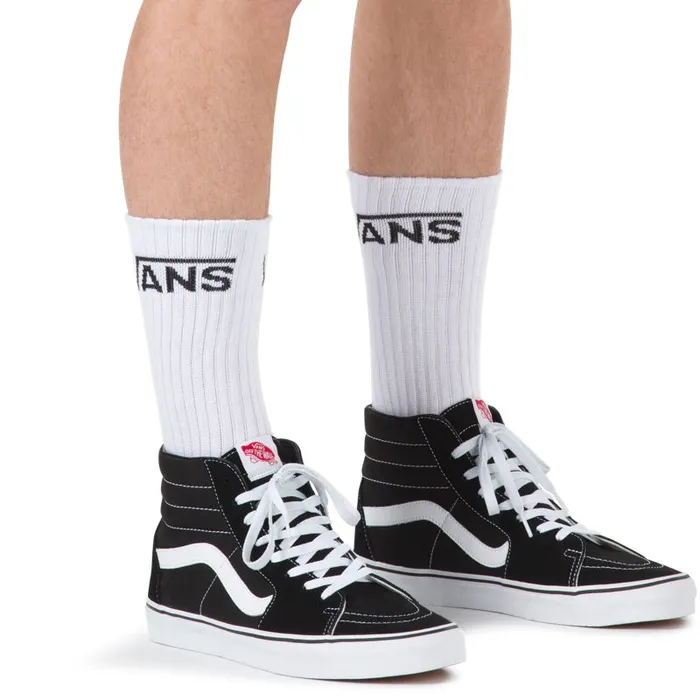 Socks Men Vans Classic Crew Socks 3 Pack White