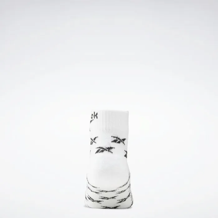 Socks MensWomens Reebok Classics Ankle Socks 3 Pairs White