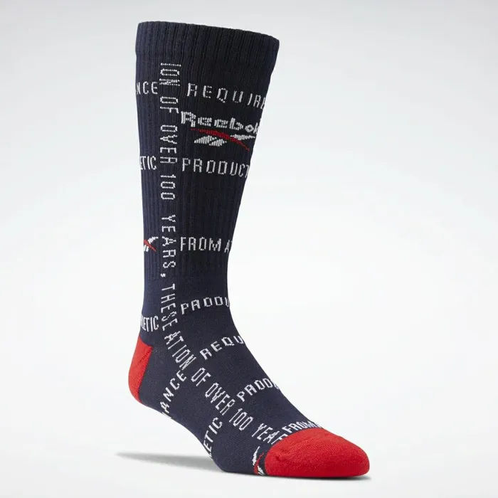 Socks MensWomens Reebok Classics Checks And Stripes Socks Vector Navy