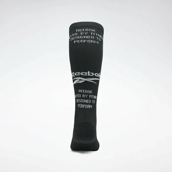 Socks MensWomens Reebok Compression Knee Socks Black