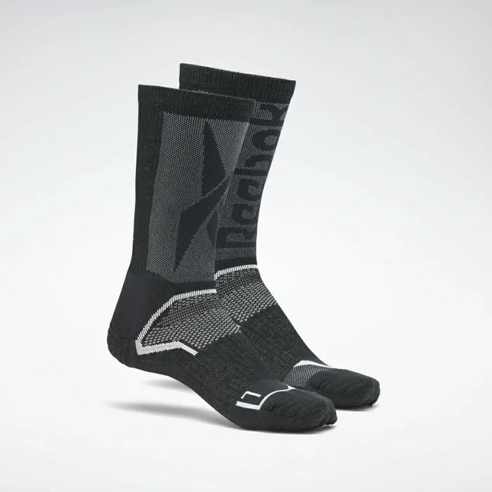 Socks MensWomens Reebok United By Fitness Athlete Tech Crew Socks Black