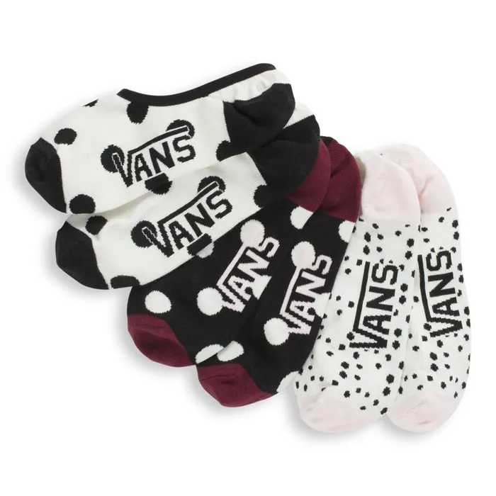 Socks Women Vans Polka Dot Canoodle 3 Pack Multi