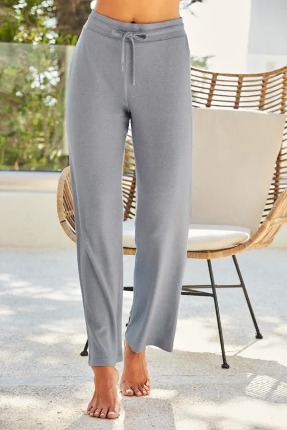Sosandar Baby Blue Super Soft Loungewear Joggers Blue Women Loungewear