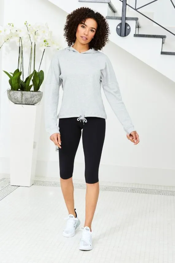 Sosandar Black High Waisted Body Sculpting 34 Length Activewear Leggings Black Women Activewear