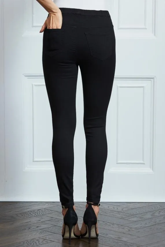 Sosandar Black Perfect Jeggings Black Women Jeans and Jeggings