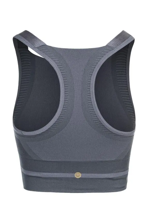 Sosandar Chic Grey UltraSculpt Racerback Sports Bra Chic Grey Women Activewear