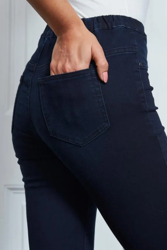 Sosandar Dark Indigo Blue Perfect Jeggings Dark Indigo Blue Women Jeans and Jeggings