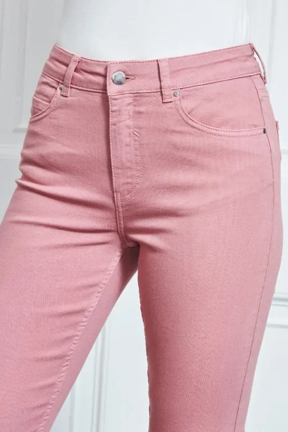 Sosandar Dusky Pink Perfect Skinny Jeans Women Jeans and Jeggings
