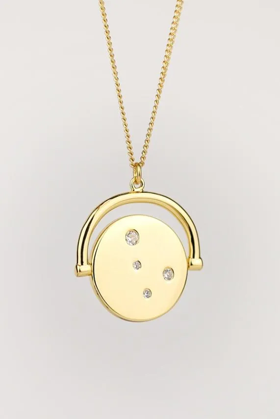 Sosandar Gold Plated Luxe Jewelled Pendant Necklace Women Jewellery