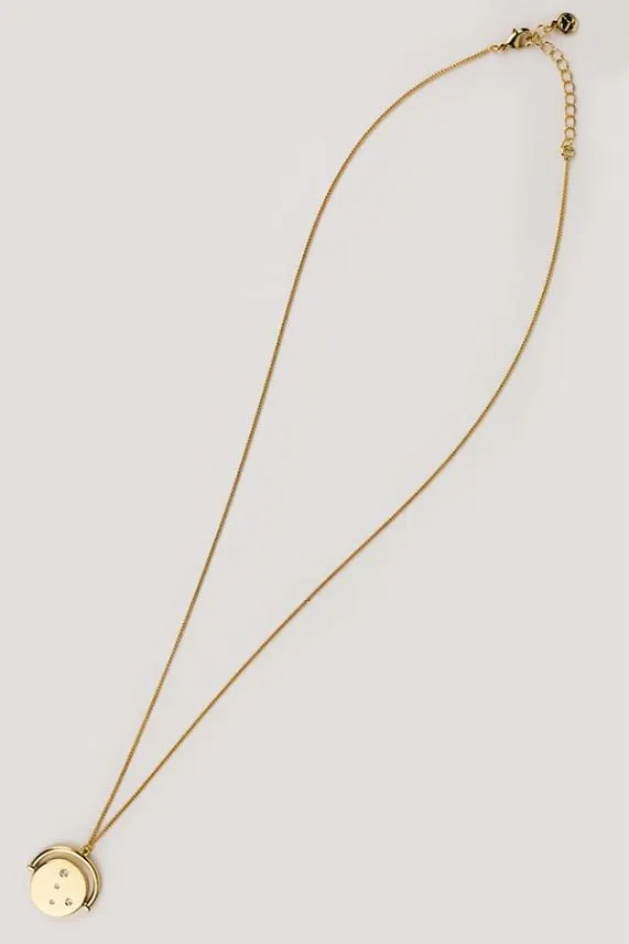 Sosandar Gold Plated Luxe Jewelled Pendant Necklace Women Jewellery