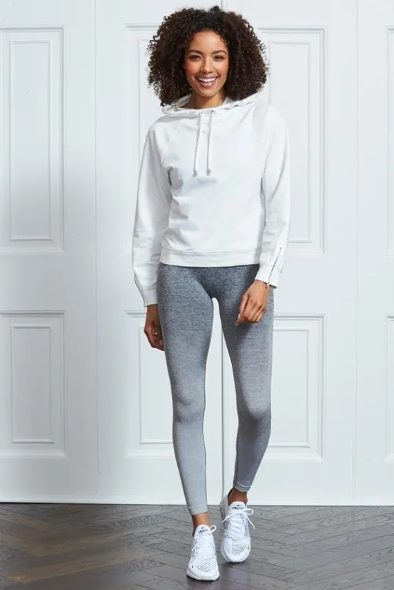 Sosandar Grey Ombre Super Sleek High Waisted Activewear Leggings Grey Women Activewear