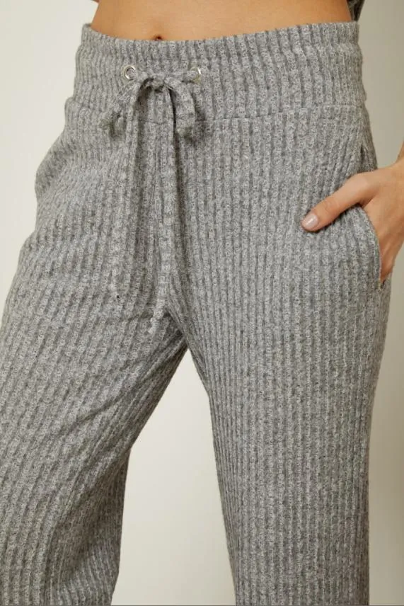 Sosandar Grey Super Soft Loungewear Trousers Grey Women Loungewear