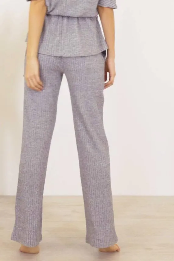 Sosandar Grey Super Soft Loungewear Trousers Grey Women Loungewear