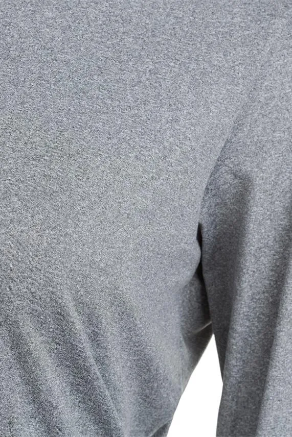 Sosandar Grey Super Stretch Long Sleeve Activewear T Shirt Grey Women Loungewear