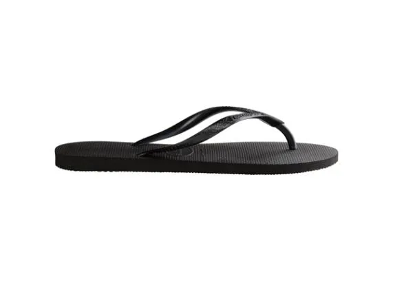 Sosandar Havaianas Black Slim Flip Flops Black Women Sandals and Flip Flops