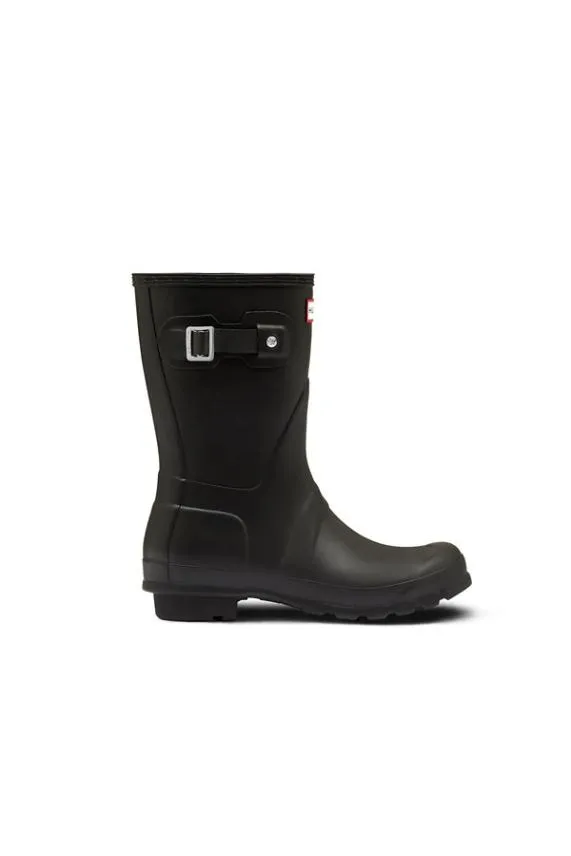 Sosandar Hunter Original Black Short Wellington Boots Black Women Boots