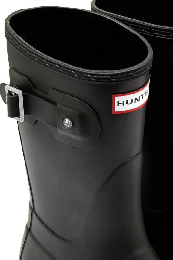 Sosandar Hunter Original Black Short Wellington Boots Black Women Boots