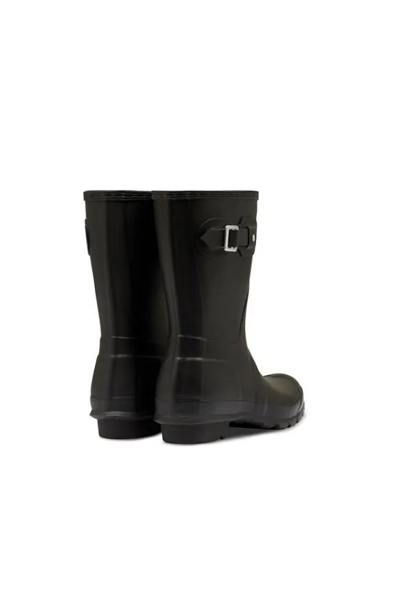 Sosandar Hunter Original Black Short Wellington Boots Black Women Boots
