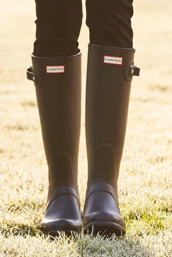 Sosandar Hunter Original Black Tall Wellington Boots Black Women Boots