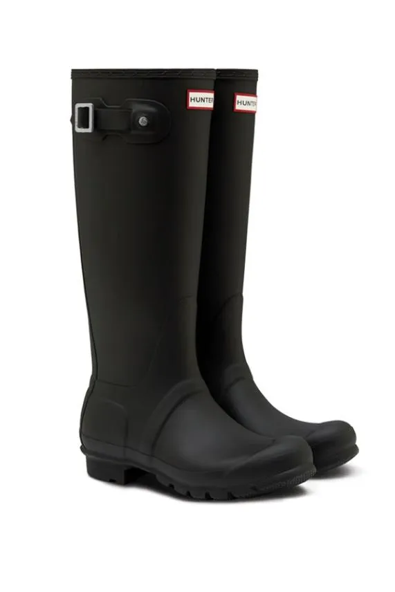 Sosandar Hunter Original Black Tall Wellington Boots Black Women Boots