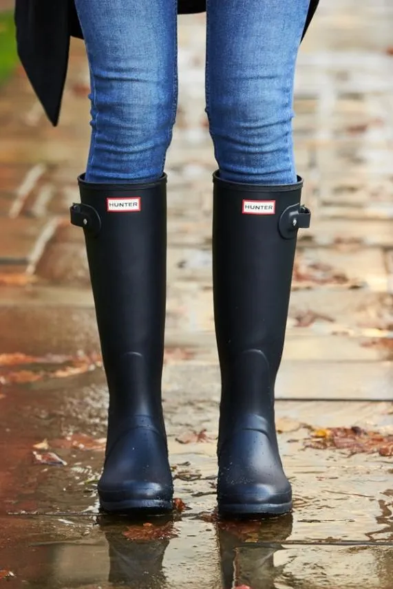 Sosandar Hunter Original Navy Tall Wellington Boots Navy Women Boots