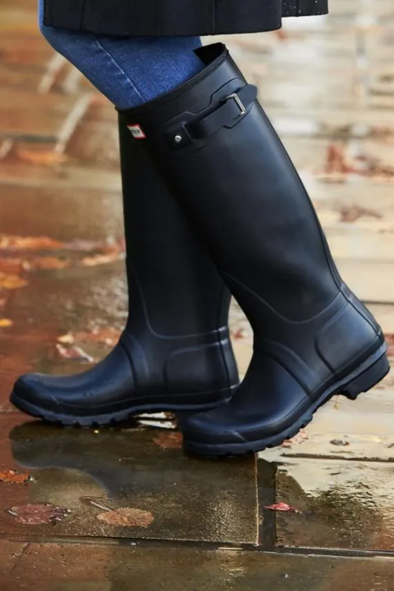 Sosandar Hunter Original Navy Tall Wellington Boots Navy Women Boots