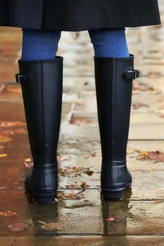 Sosandar Hunter Original Navy Tall Wellington Boots Navy Women Boots