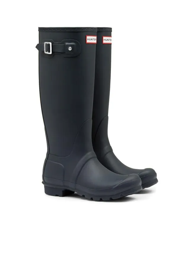 Sosandar Hunter Original Navy Tall Wellington Boots Navy Women Boots