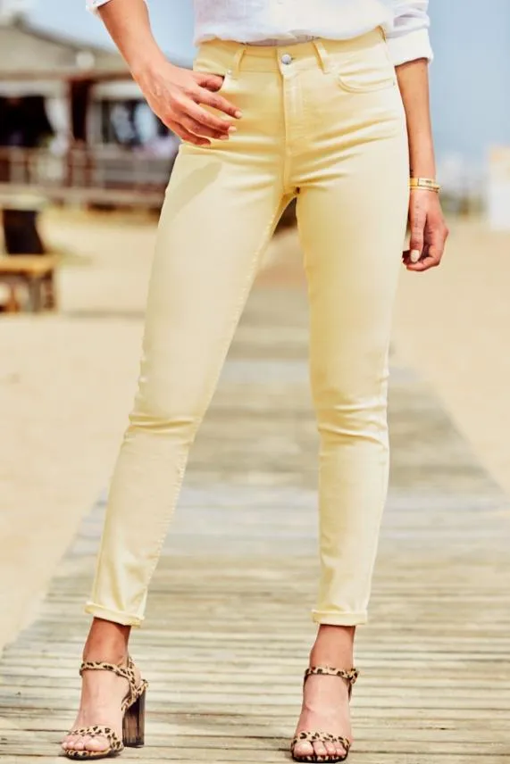 Sosandar Limoncello Perfect Skinny Jeans Women Jeans and Jeggings