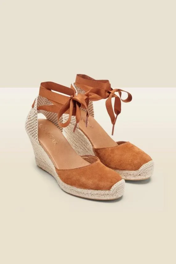Sosandar Perla Cognac Valenciana Wedge Espadrille Women Sandals and Flip Flops Sosandar Perla Cognac Valenciana Wedge Espadrille Women Sandals and Flip Flops