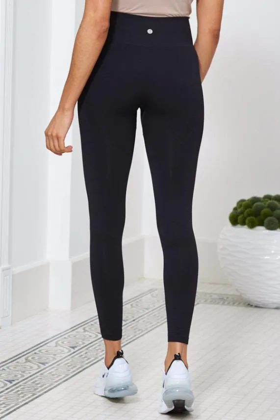 Sosandar Sofia Black Seamless High Waisted Shaper Leggings Black Women Activewear
