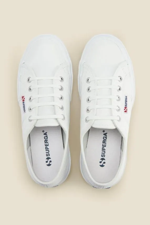 Sosandar Superga 2750 Classic White Leather Trainers White Women Trainers 8211 Superga and Victoria
