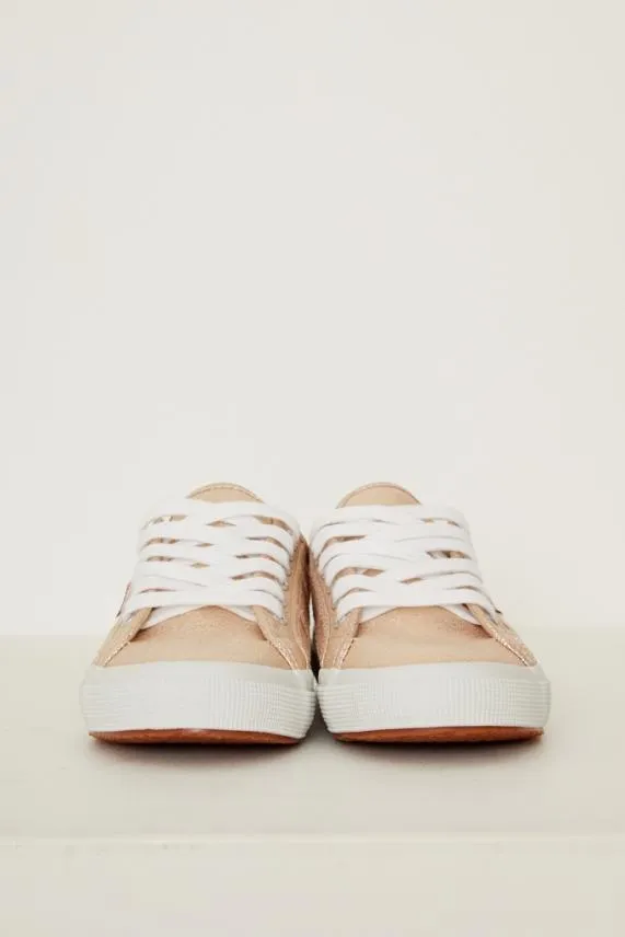 Sosandar Superga 2750 Rose Platinum Trainers Women Trainers 8211 Superga and Victoria