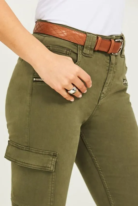 Sosandar Tan Leather Stitch Detail Waist Belt Tan Women Bags and Belts