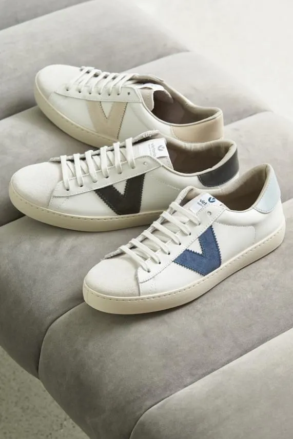 Sosandar Victoria Heilo Natural V Detail Leather Trainers Women Trainers 8211 Superga and Victoria