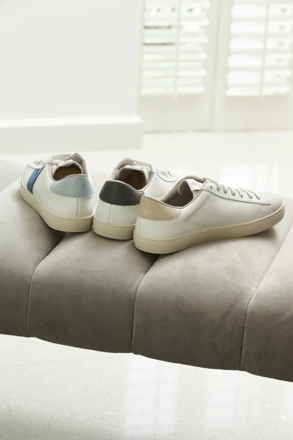 Sosandar Victoria Heilo Natural V Detail Leather Trainers Women Trainers 8211 Superga and Victoria