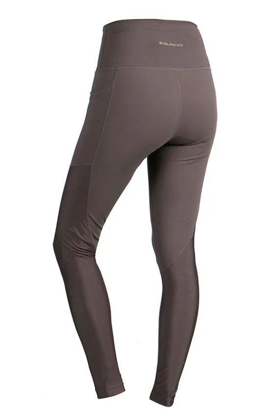 Sosandar Zoe Mocha High Waisted Body Sculpting Activewear Leggings Women Activewear