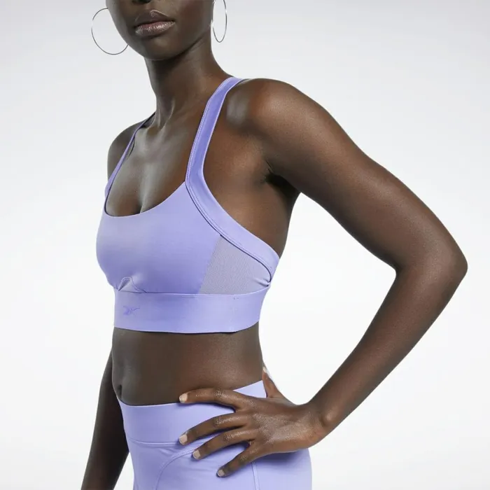 Sports Bras Womens Reebok Cardi B Bralette Hyper Purple