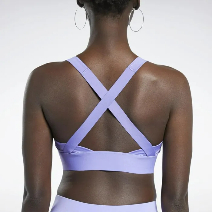 Sports Bras Womens Reebok Cardi B Bralette Hyper Purple