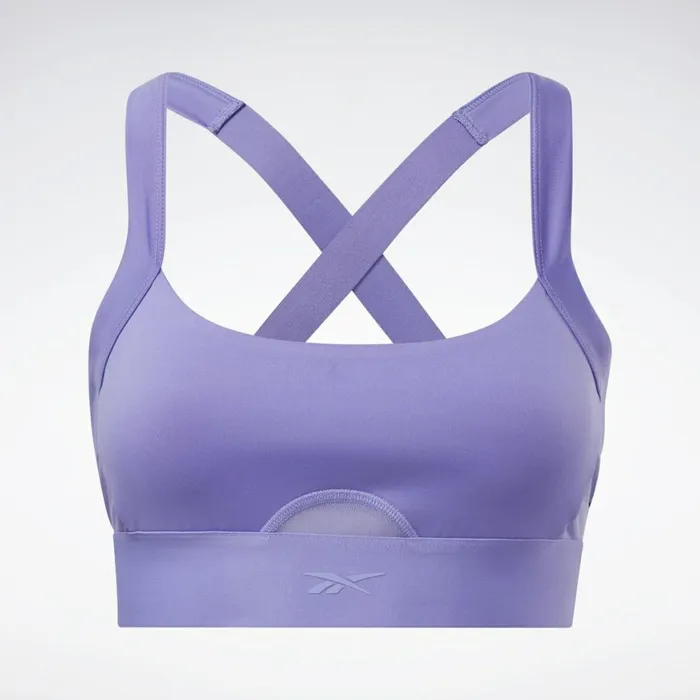 Sports Bras Womens Reebok Cardi B Bralette Hyper Purple