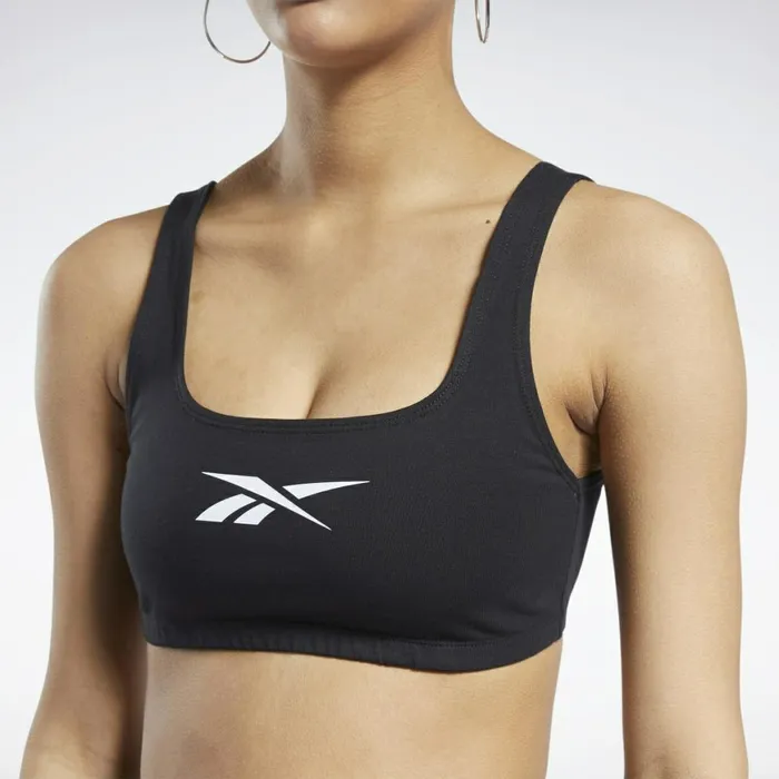 Sports Bras Womens Reebok Classics Logo Bra Black