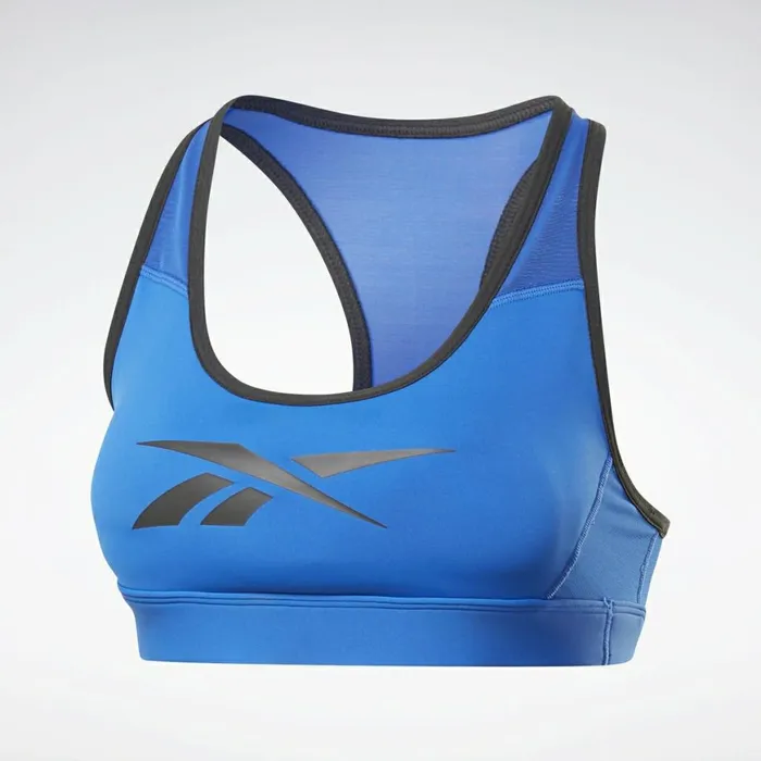 Sports Bras Womens Reebok Hero MediumImpact Racer Bra Humble Blue