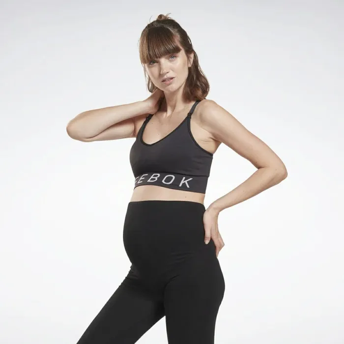 Sports Bras Womens Reebok Nursing Sports Bra Black