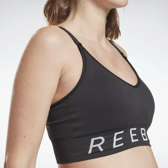 Sports Bras Womens Reebok Nursing Sports Bra Black