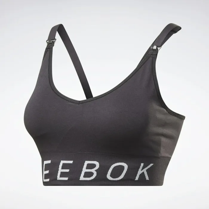 Sports Bras Womens Reebok Nursing Sports Bra Black