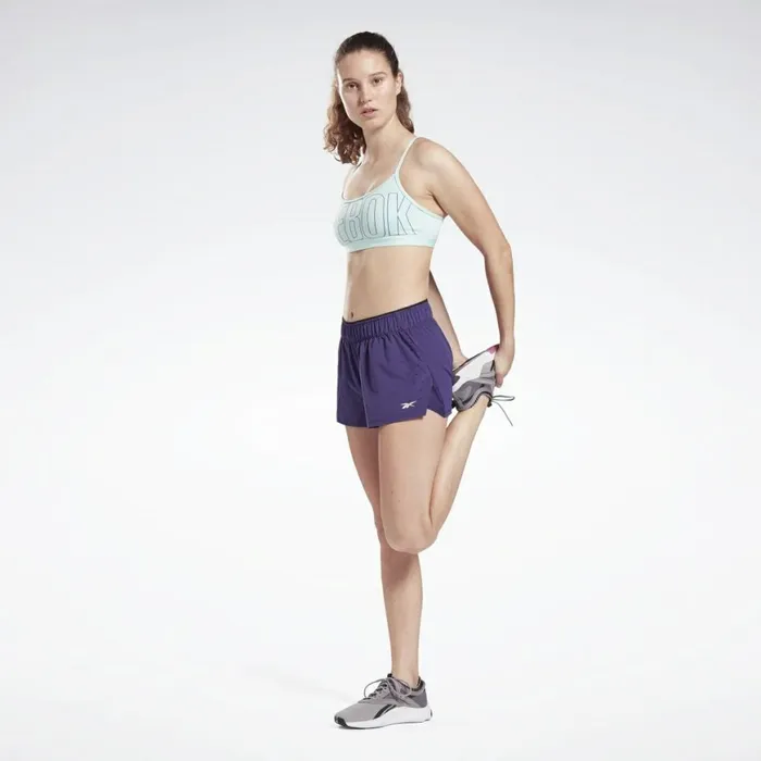 Sports Bras Womens Reebok Skinny Sports Bra Digital Glow