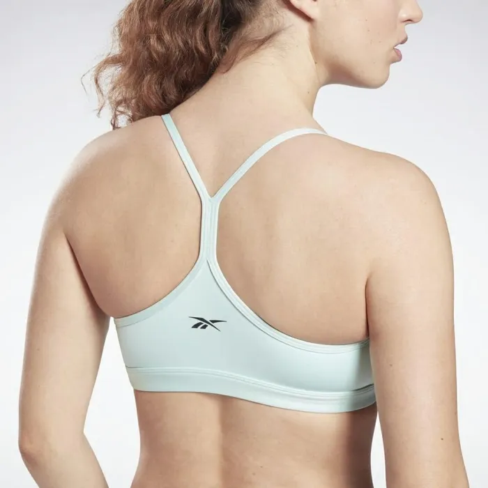 Sports Bras Womens Reebok Skinny Sports Bra Digital Glow