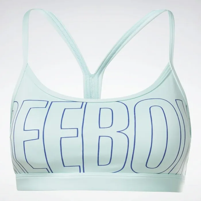Sports Bras Womens Reebok Skinny Sports Bra Digital Glow